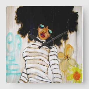 Relógio Quadrado Pulso de disparo de parede da ALMA