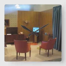 Relógio Quadrado pulso de disparo de parede da sala de visitas dos