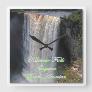 Relógio Quadrado Pulso de disparo de parede de Kaieteur