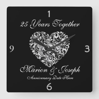 Relógio Quadrado Pulso de disparo de parede do PRESENTE do