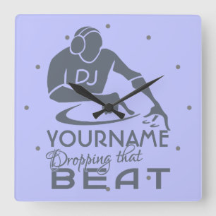 Relógio Quadrado Pulso de disparo de parede feito sob encomenda da