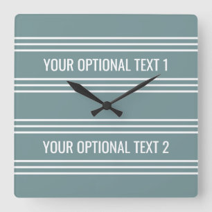 Relógio Quadrado Pulso de disparo de parede feito sob encomenda de