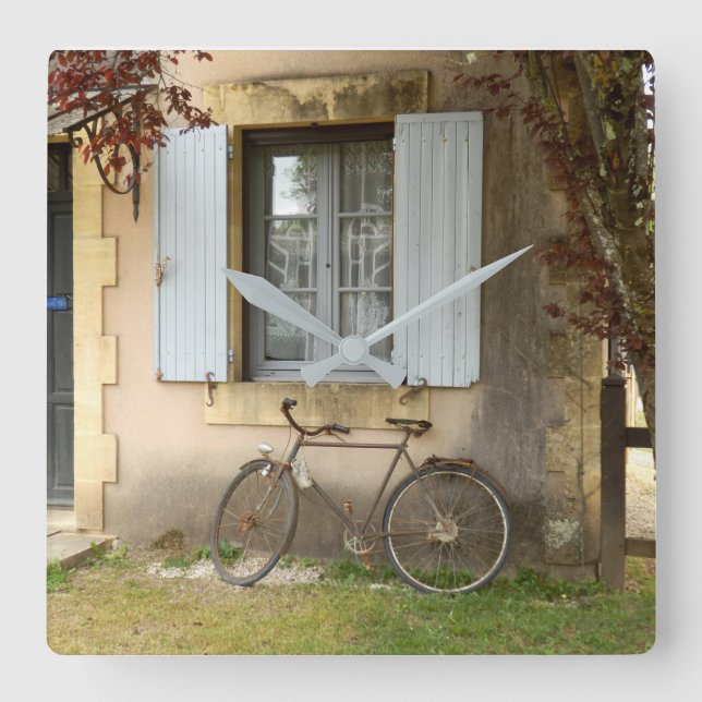 Relógio Quadrado Pulso de disparo de parede francês da casa (Frente)