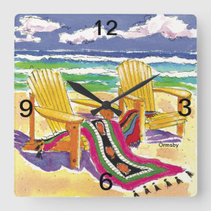 Relógio Quadrado Pulso de disparo de parede mestre da vista