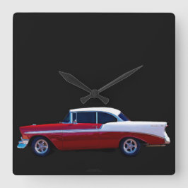 RELÓGIO QUADRADO 'PULSO DE DISPARO DO BEL AIR DE 56 CHEVY
