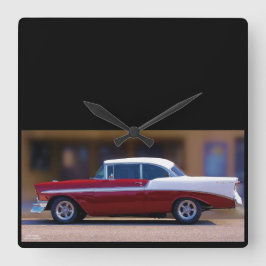 RELÓGIO QUADRADO 'PULSO DE DISPARO DO BEL AIR DE 56 CHEVY