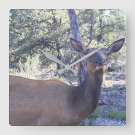 Relógio Quadrado Pulso de disparo dos alces