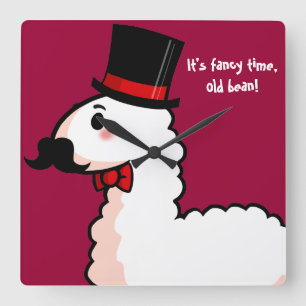 Relógio Quadrado Pulso de disparo extravagante do lama