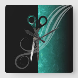 Relógio Quadrado Pulso de disparo na moda do cabeleireiro de