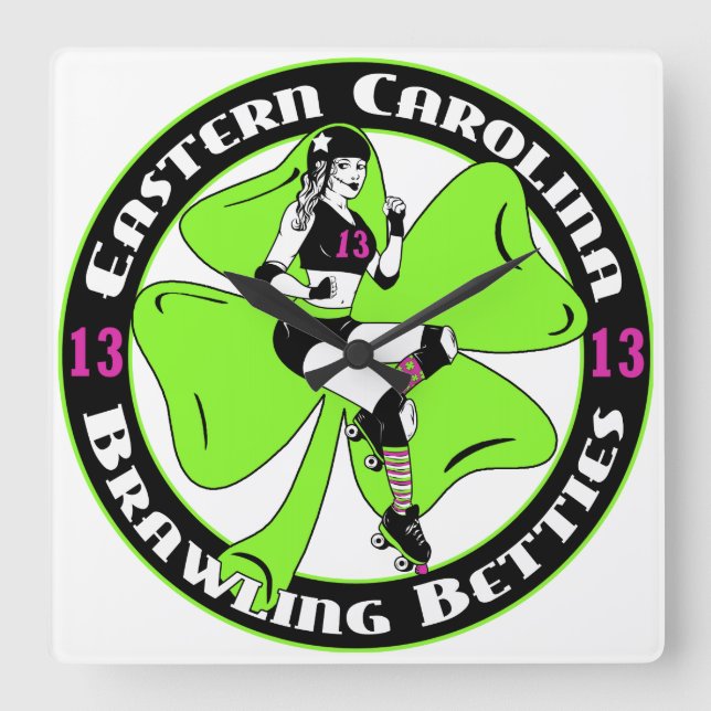 Relógio Quadrado Pulso de disparo quadrado de ECBB (Frente)