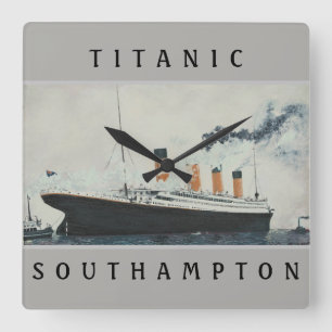 Relógio Quadrado Pulso de disparo TITÂNICO