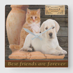 Relógio Quadrado Puppy