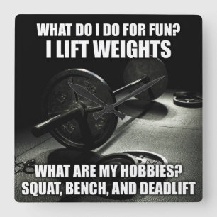 Relógio Quadrado Quadrado, Banco, Elevador de Portas - Motivação de