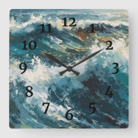 Quebrando a pintura das ondas de praia