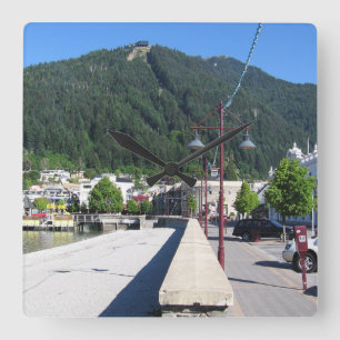 Relógio Quadrado Queenstown, Otago, Nova Zelândia