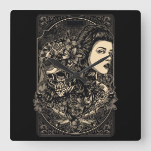 Relógio Quadrado Química 