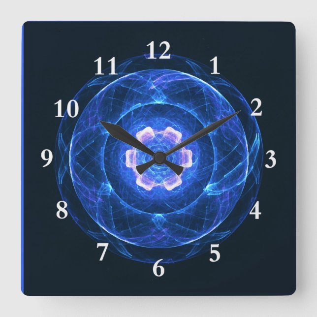 Relógio Quadrado Radiação de Cherenkov (Frente)