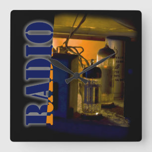 Relógio Quadrado rádio