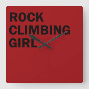 Relógio Quadrado Rapariga Rockclimbing
