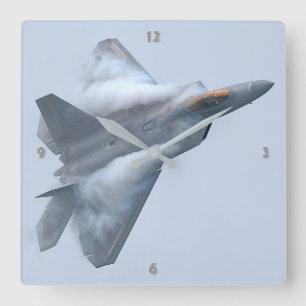 Relógio Quadrado Raptor F-22