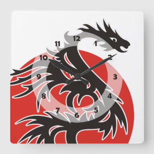 Relógio Quadrado RASTAFARI FLAG COLORS + suas ideias