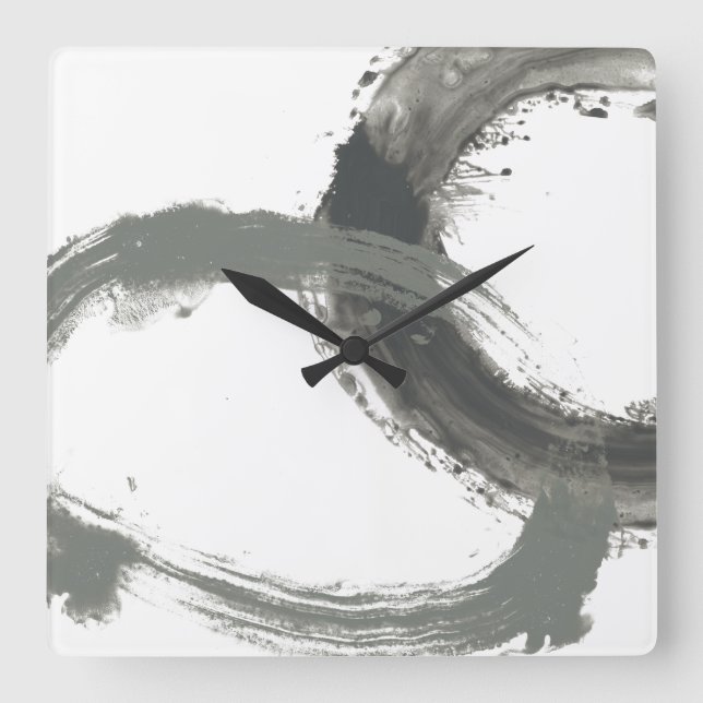 Relógio Quadrado Reação Circular (Frente)