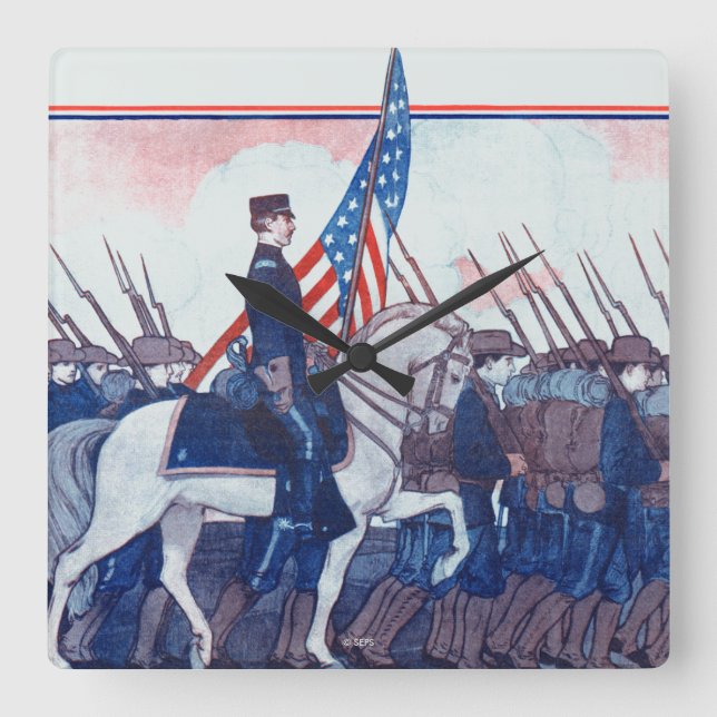 Relógio Quadrado Recapturado: Uma história de guerra filipina (Frente)