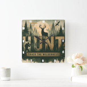 Relógio Quadrado Regal Elk Misty Water HUNT