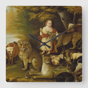 Relógio Quadrado Reino pacífica   1830-32