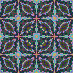 Relógio Quadrado relógios florais