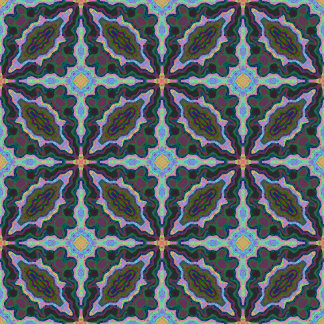 Relógio Quadrado relógios florais