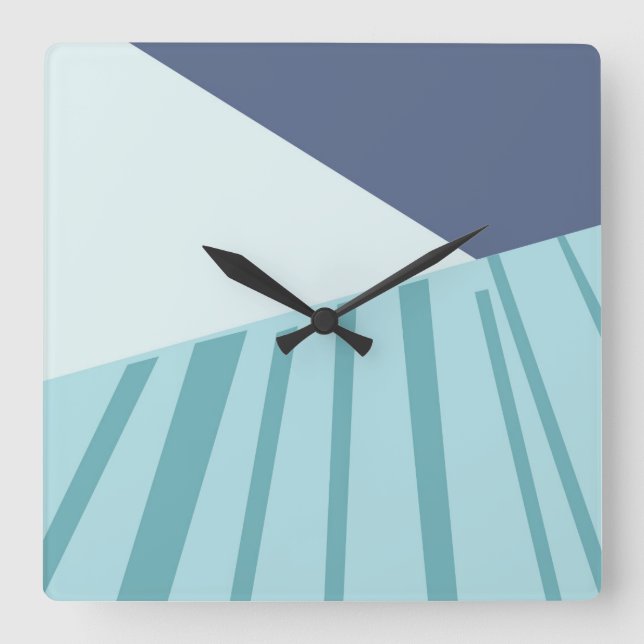 Relógio Quadrado Reloj de pared blå (Frente)