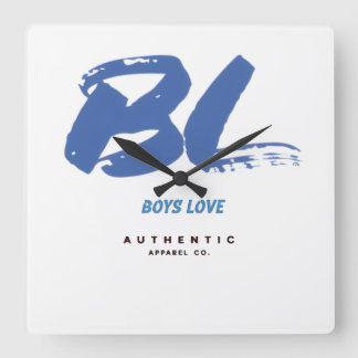 Relógio Quadrado Reloj de pared Logo BL