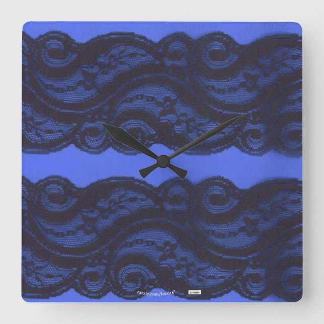 Relógio Quadrado Renda (Frente)