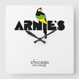 Relógio Quadrado Restaurante de Arnie, 1050 N. Rua, Chicago, IL