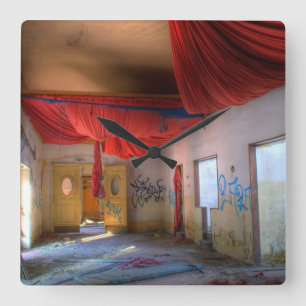 Relógio Quadrado Restos De Sofiensäle