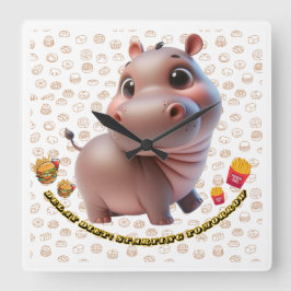 Relógio Quadrado Retardo Dieta: Começando Amanhã