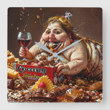 Retrato Colorido "Rainha do Decaimento Glutônico"