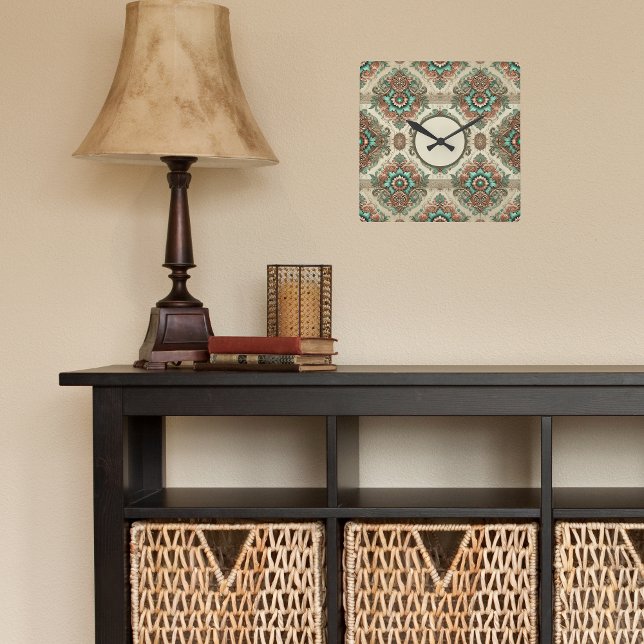 Relógio Quadrado Rico tradicional (Criador carregado)