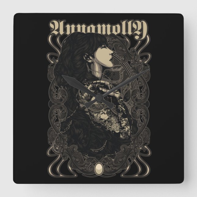 Relógio Quadrado Rindu (Frente)