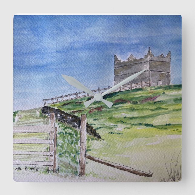 Relógio Quadrado Rivington Pike Beacon   (Frente)