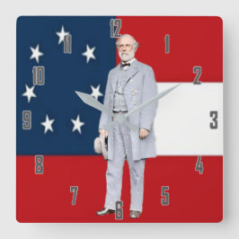 RELÓGIO QUADRADO ROBERT E. LEE