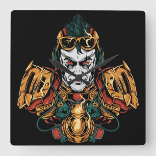 Relógio Quadrado Robô japonês