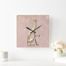 Rosa Dourado Art Déco Rosa