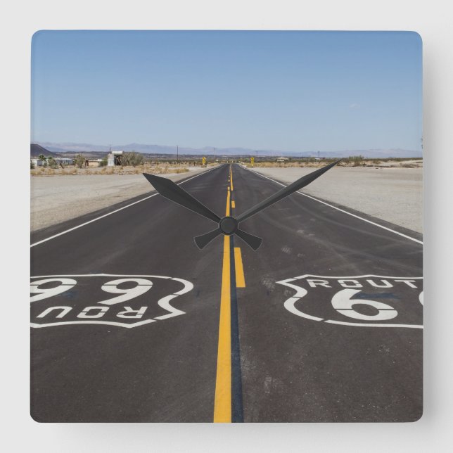 Relógio Quadrado Rota 66, Amboy (Califórnia, EUA) (Frente)