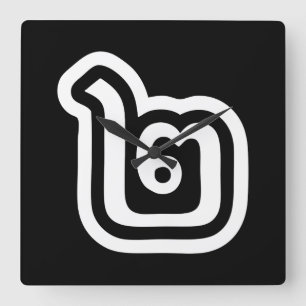 Relógio Quadrado Roteiro 2/dois/2 tailandês do número de Tailând