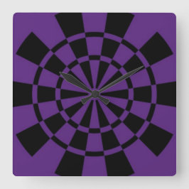 Relógio Quadrado Roxo