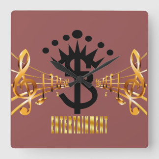 Relógio Quadrado S.B. Ent. Square Wall Clock