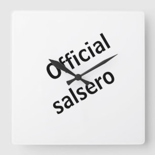 Relógio Quadrado Salsero oficial da Reloj