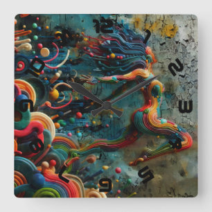 Relógio Quadrado Salto